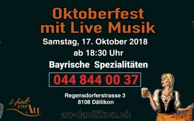 Oktoberfest mit Live Musik