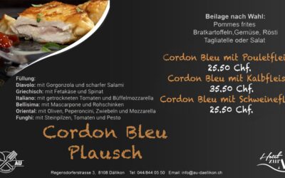 Cordon Blue Plausch