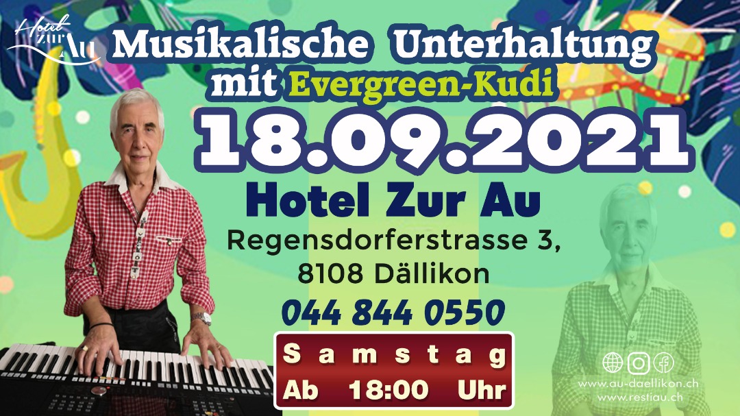 Musikalische Unterhaltung mit Evergreen Kudi (18.09.2021)
