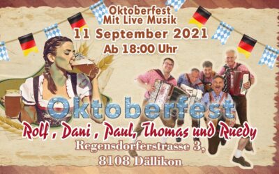 Oktoberfest mit Live Musik (11.09.2021)